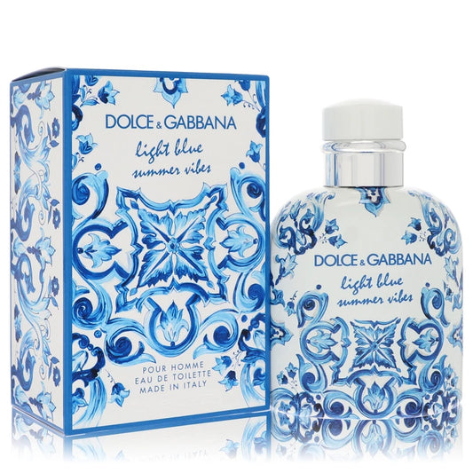 Light Blue Summer Vibes Cologne 4.2 Oz Eau De Toilette Spray