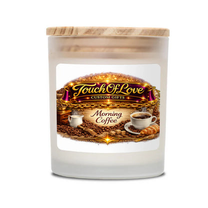 Touch Of Love Custom Frosted Fragrance Candles