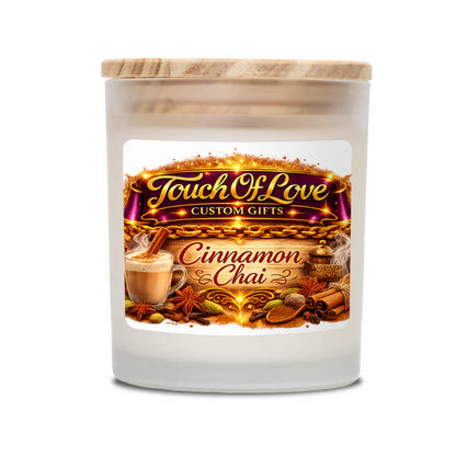 Touch Of Love Custom Frosted Fragrance Candles