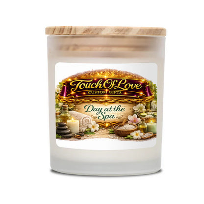 Touch Of Love Custom Frosted Fragrance Candles
